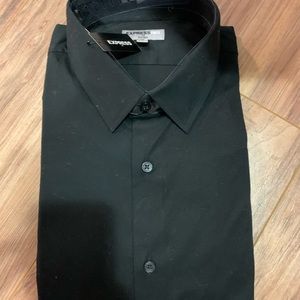 Express mens 1MX fitted dress shirt